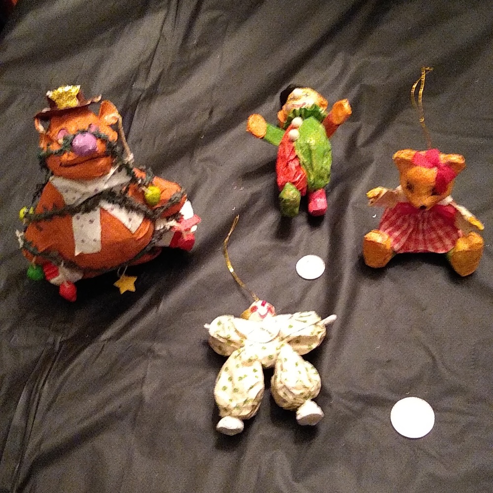 4 Paper Mache Ornaments - Picture 7 of 7